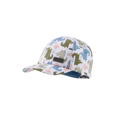 Afbeelding van Sterntaler Baseballcap krokodillen zilver gemêleerd
