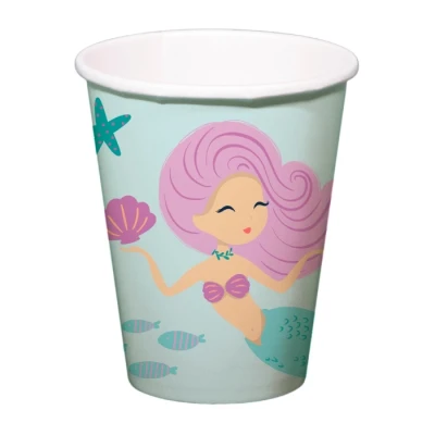 Afbeelding van Mermaid Magic Bekers 250ml 8 stuks