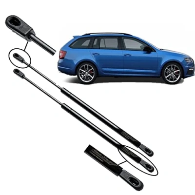 Afbeelding van Ramor Strutz 2x Gasveer Demper Achterklep Compatibel met Skoda Octavia Mk2 Combi 1Z5 2004 2013. Gasveren Achterklepdemper voor Kofferbak Vervanging 1Z9827550 en anderen.