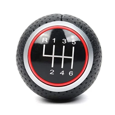 Afbeelding van Viviance 6 Speed Manual Car Gear Shift Pookknop Voor Audi A4 S4 B8 8 K A5 T Q5 8R S Lijn 07 15