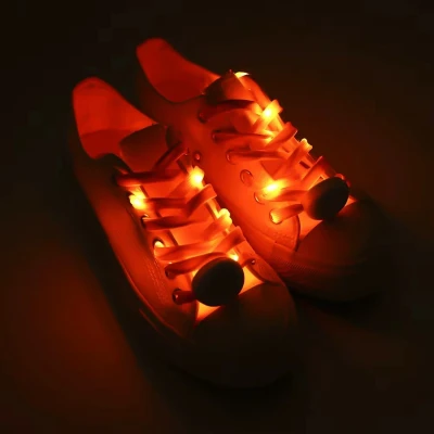 Afbeelding van Lichtgevende Nylon Veters LED Oranje