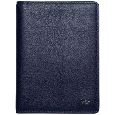 Afbeelding van Golden Head Leren Identiteitskaarthoesje Capri RFID Protect ID Case Blue Donkerblauw
