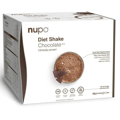 Afbeelding van Nupo Dieet Shake Chocolate Value Pack 30 x 32 gram Snel afvallen zonder poespas!