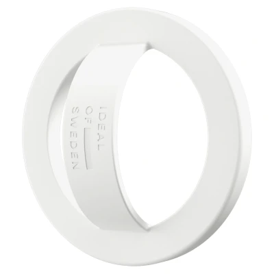 Afbeelding van iDeal of Sweden Silicone Magsafe Ringmount Wit / White Siliconen En TPU (zacht)