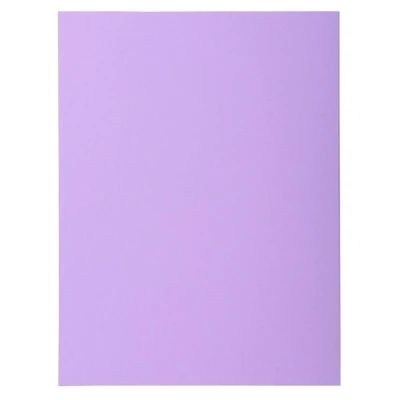 Afbeelding van Exacompta ref. 330008E Set van 100 stevige pastelkleurige dossiermappen SUPER 210 g/m² in PEFC™ gecertificeerde mappen Afmetingen: 24 x 32cm Formaat A4 kleur lila