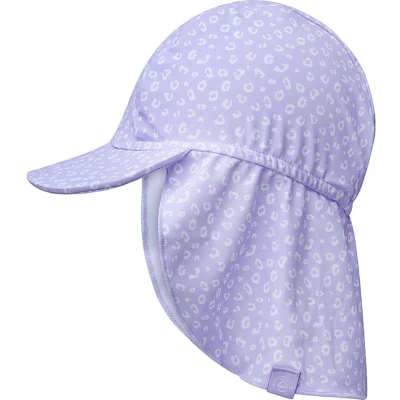 Afbeelding van Swim Essentials UV Zonnepetje Baby Lila Panterprint 2 4 jaar