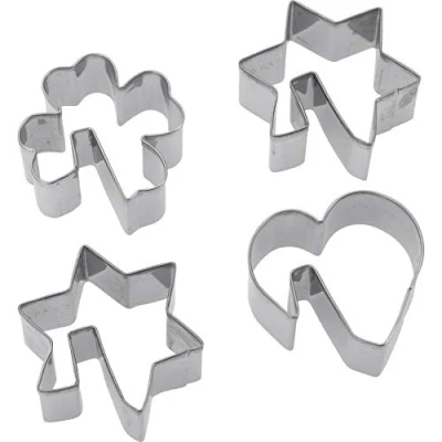 Afbeelding van Westmark Set koekjessnijders &quot;Cup biscuits&quot;, 4 stuks., Koekjessnijders, Zilver