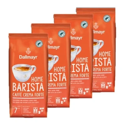 Afbeelding van Dallmayr Home Barista Caffè Crema Forte koffiebonen 4 x 1 kilo