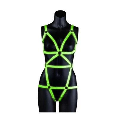Afbeelding van Body Covering Harness Glow in the Dark S/M