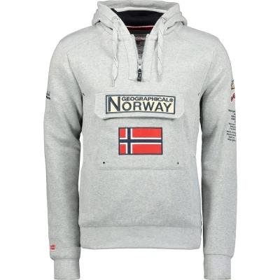 Afbeelding van Geographical Norway Hoodie / Pullover Gymclass Db Men 100 Blended Grey M