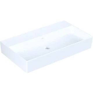 Afbeelding van Villeroy &amp; Boch Memento 2.0 wastafel wit (80 x 47 cm) zonder kraangat,