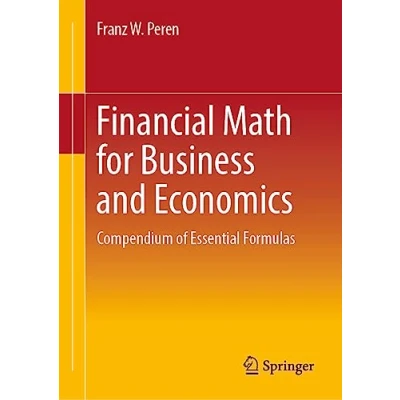 Afbeelding van Financial Math for Business and Economics: Compendium of Essential Formulas