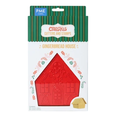 Afbeelding van PME Uitstekers en Stempels Gingerbread Huis Set/6