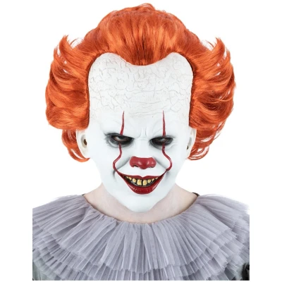 Afbeelding van Smiffys IT Chapter Two Pennywise Masker Wit/Oranje