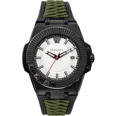 Afbeelding van Versace VEDY00419 horloge mannen Roestvrij Staal grijs