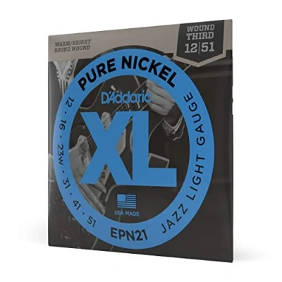 Afbeelding van D&#039;Addario EPN21 Pure Nickel Jazz Light