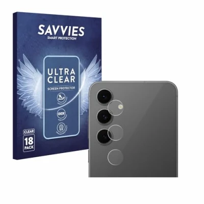 Afbeelding van Savvies Screenprotector voor Samsung Galaxy S24 FE (ALLEEN Camera Lens) Folie Beschermfolie transparant (18 Stuks)