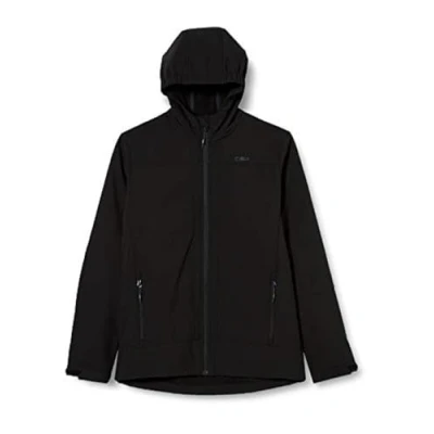 Afbeelding van CMP KID Jacket FIX HOOD Unisex Softshelljas voor kinderen, Maat: 128, Nero