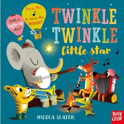 Afbeelding van Twinkle Little Star: Sound Buttons to Press and a Light Up Star Surprise! (Nicola Slater Button series)