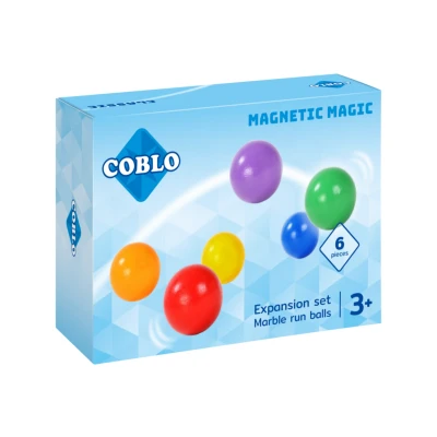 Afbeelding van Coblo Knikkerbaan Ballen Classic 6 stuks