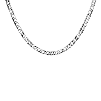 Afbeelding van Lucardi Silver Ketting silvercoloured, Heren, Maat: 70, coloured
