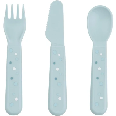 Afbeelding van Done By Deer Bestekset Foodie Happy Dots Blue
