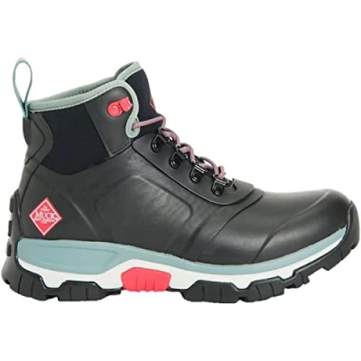 Afbeelding van Muck Boots Dames Apex Lace Up Regenlaars, Zwart, 42 EU