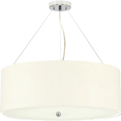 Afbeelding van Landelijke Hanglamp Steady Lighting Metaal Landelijk E27 L: 55.9cm Voor Binnen Woonkamer Eetkamer Zilver