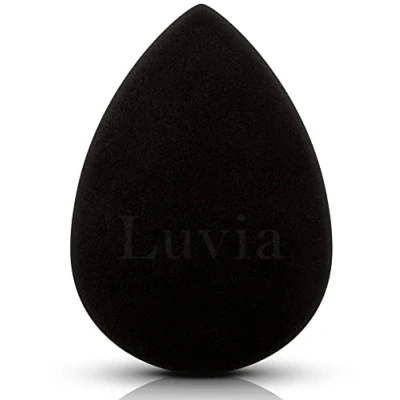 Afbeelding van Luvia Beauty Blenderspons, make up ei, extra zachte blendingspons, tijdloos zwart, cosmeticasponsje