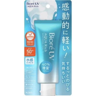 Afbeelding van Biore UV Aqua Rich Watery Essence SPF50+ PA++++ 70g 2022 EDITION