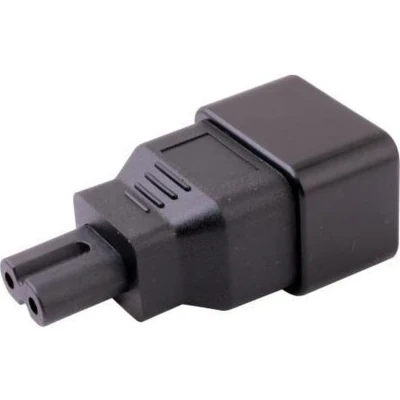 Afbeelding van C7 C20 voeding adapter / zwart