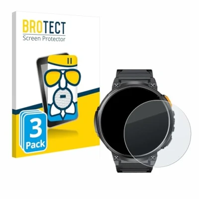 Afbeelding van BROTECT Beschermend glas Beschermende folie Schermbeschermer mat, Smartwatch beschermfolie, Grijs