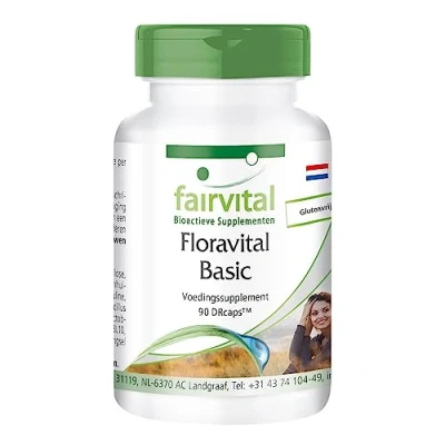 Afbeelding van Fairvital Floravital Basic 6 bacterieculturen &amp; inuline Lactobacillus Bifidobacteriën 90 capsules