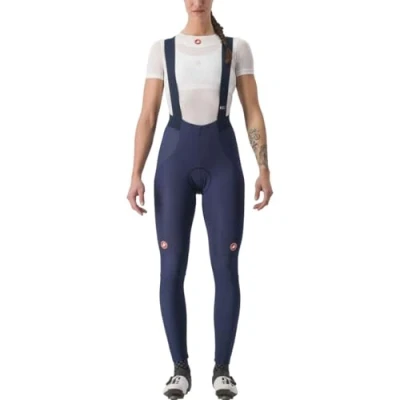 Afbeelding van CASTELLI 4520563 424 Sorpasso Ros W BIBT fietsbroek dames Belgian blauw/zilver reflex maat S