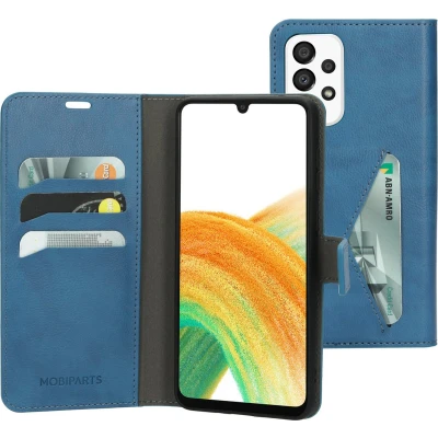 Afbeelding van Mobiparts Classic Wallet Case Samsung Galaxy A33 5G (2022) Steel Blue
