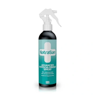 Afbeelding van NatraSan Geavanceerde hypochloorspray, onovertroffen reiniging voor kalmering, hydratatie en bescherming van je huid (250ml)