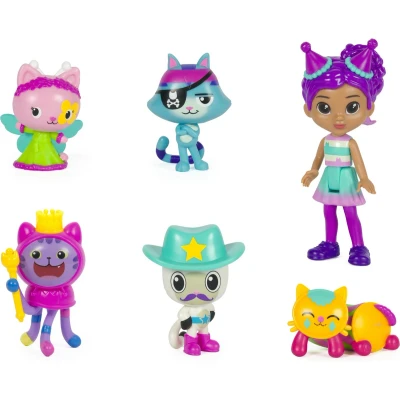 Afbeelding van Gabby&#039;s Poppenhuis Feest Fig. Set Gabby &amp; 5 Cats