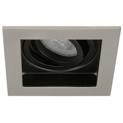 Afbeelding van Platte inbouwspot Esra Verdiept RVS Look Extra Warm Wit Dimbaar 3.8W RTM Lighting LED