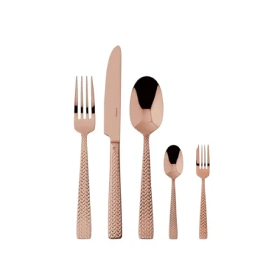 Afbeelding van Bestekset Sambonet Cortina PVD Copper (30 Delig)