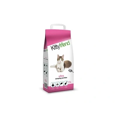 Afbeelding van Kitty Friend Ultra Kattenbakvulling 15 LTR