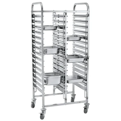 Afbeelding van Dubbele Regaalwagen 30 X GN1/1 Hendi 810576 Horeca &amp; Professioneel