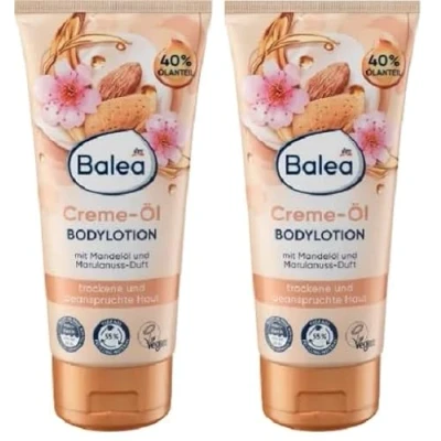 Afbeelding van Balea Bodylotion Crème olie, amandelolie &amp; marulanootgeur, 2 x 200 ml