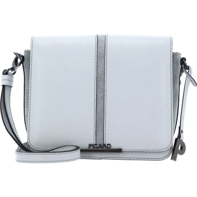 Afbeelding van PICARD Leren Schoudertas Avondtas Marie Crossbody Bag Shark Grijs
