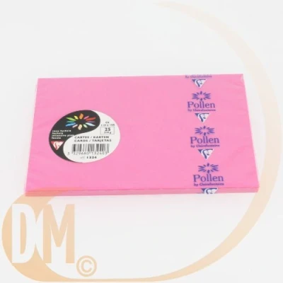 Afbeelding van Clairefontaine 1322C 25 stuifmeelkaarten 11 x 15,5 cm, 210 g, turquoise blauw