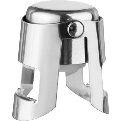 Afbeelding van Orange85 Champagnestop Roestvrij Staal 3,9 x 3,7 5,5 cm Zilver Champagnedop