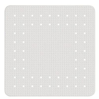 Afbeelding van WENKO Alfombra ducha Mirasol 54x54 cm, Blanco, Wit