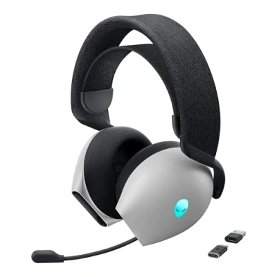 Afbeelding van Alienware AW720H, Avec fil &amp;sans fil, Jouer, 20 40000 Hz, 348 g, Casque, Noir, Blanc