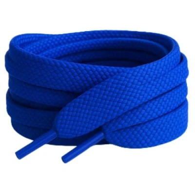 Afbeelding van Smart Laces 90cm/35.5&quot; Gekleurde Platte Trainer Schoenveters ideale vervanging veters voor volwassenen of kinderen Schoenveter, Royal Blauw, 90cm