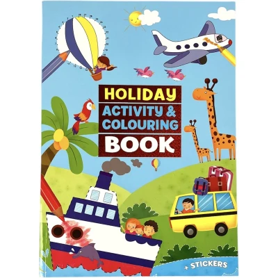 Afbeelding van Kleur en activiteitenboek Holiday A4