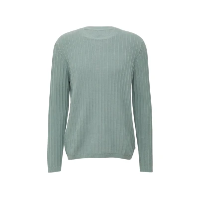 Afbeelding van Q/S by s.Oliver pullover rib gebreid petrol